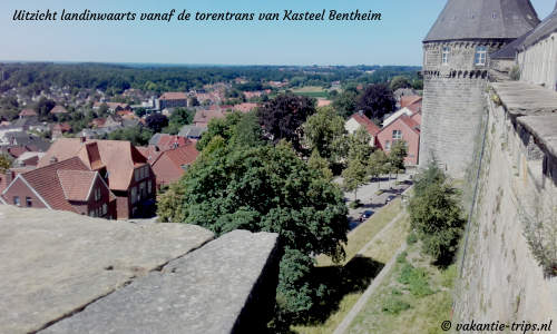 Bentheim uitzicht landinwaarts